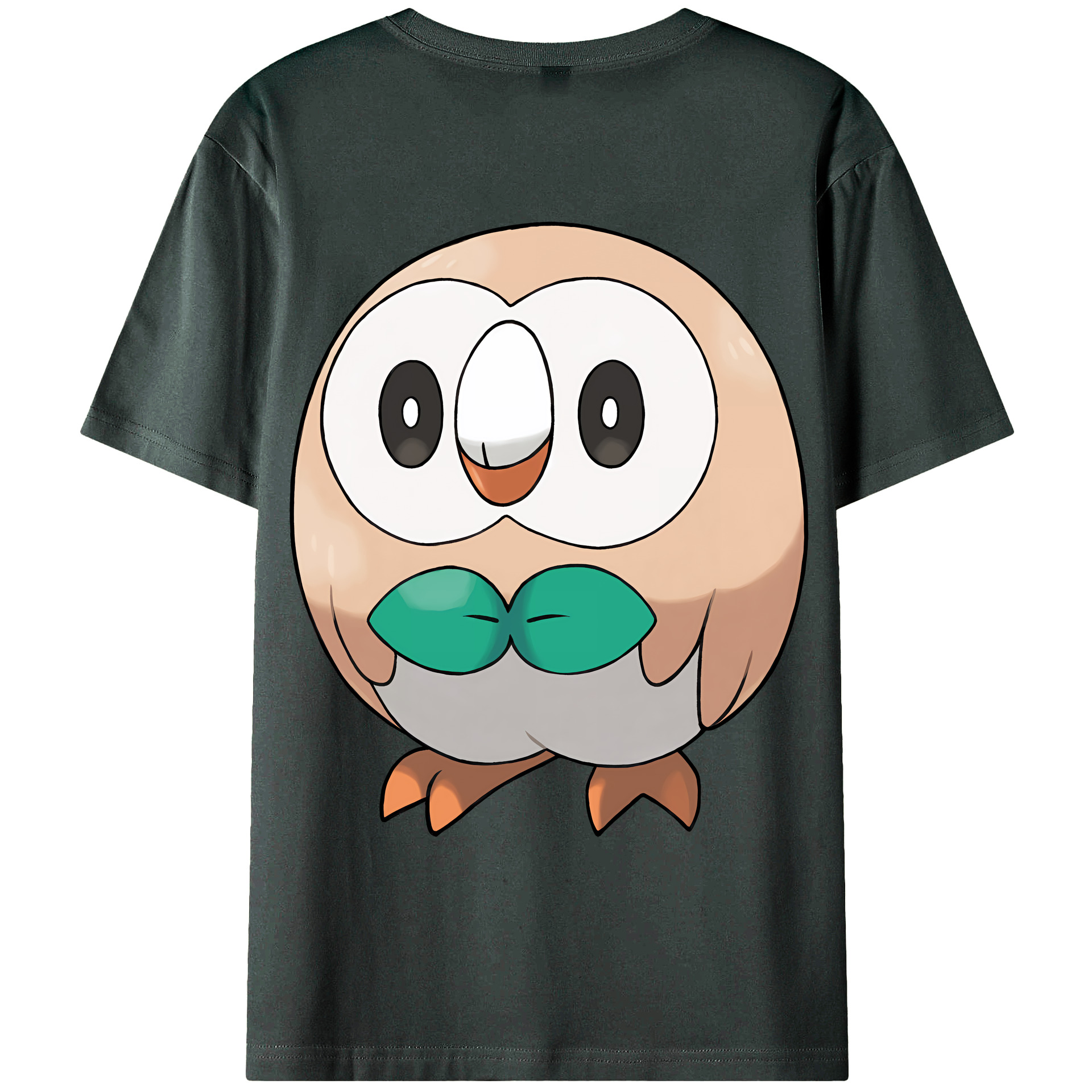 （画像用） ポケットモンスター Pokémon 綿100％ メンズ半袖Tシャツ（バックプリント） 通気性